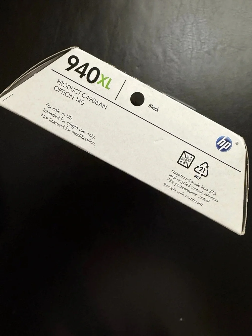 HP Officejet 940XL Black Toner - EXPIRED